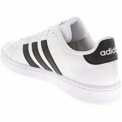 Adidas Grand Court Lifestyle Shoes - Womens White Black -Rogan‘s Shoes shop AD F36483 WBK3