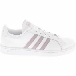 Adidas Grand Court Lifestyle Shoes - Womens White Mauve