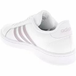 Adidas Grand Court Lifestyle Shoes - Womens White Mauve -Rogan‘s Shoes shop AD F36483 WMV3