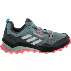 Adidas Terrex Ax4 Hiking Shoes - Womens Magic Grey Acid Red