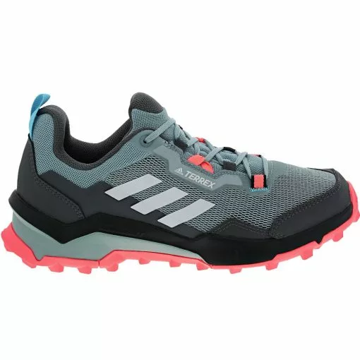 Adidas Terrex Ax4 Hiking Shoes - Womens Magic Grey Acid Red -Rogan‘s Shoes shop AD GV7506 GRY2