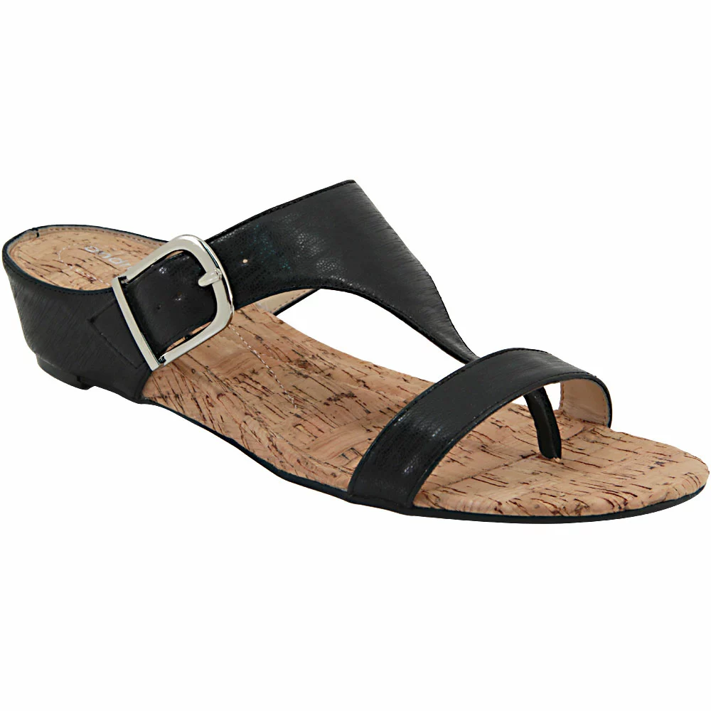 Andrew Geller Iwin Sandals - Womens Black 2 Andrew Geller Iwin Sandals - Womens Black - Image 2