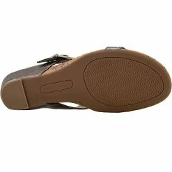 Andrew Geller Iwin Sandals - Womens Pewter -Rogan‘s Shoes shop AG IWIN PEW4