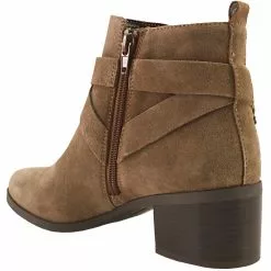 Anne Klein Javen Ankle Boots - Womens Chestnut -Rogan‘s Shoes shop AK JAVEN BRN3