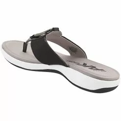 Anne Klein Quartet Sandals - Womens Black -Rogan‘s Shoes shop AK QUARTET BLK3