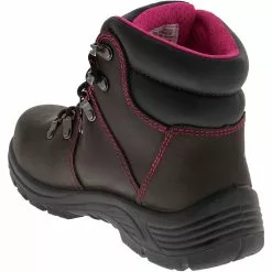 Avenger Work Boots 7125 Safety Toe Work Boots - Womens Brown -Rogan‘s Shoes shop AN 7125 BRN3