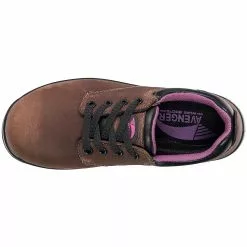 Avenger Work Boots 7164 Steel Toe Work Shoes - Womens Brown -Rogan‘s Shoes shop AN 7164 BRN3