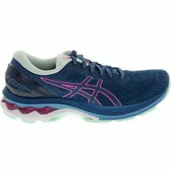 ASICS Gel Kayano 27 Running Shoes - Womens Mako Blue Hot Pink