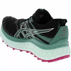 ASICS Trabuco Max Trail Running Shoes - Womens Black Soothing Sea -Rogan‘s Shoes shop AS 1012A901 0043