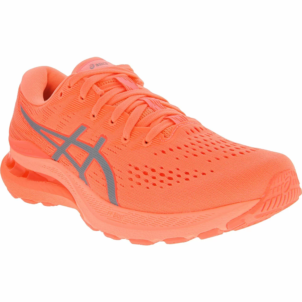 ASICS Gel Kayano 28 Running Shoes - Womens Peach 2 ASICS Gel Kayano 28 Running Shoes - Womens Peach - Image 2