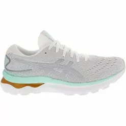 ASICS Gel Nimbus 24 Running Shoes - Womens White Pure Silver
