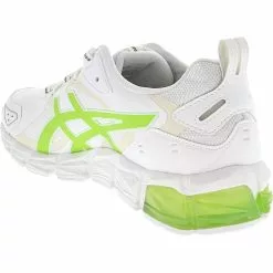 ASICS Gel Quantum 180 6 Running Shoes - Womens White Hazard Green -Rogan‘s Shoes shop AS 1202A039 1013