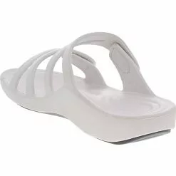Aetrex Janey Sport Slide Womens Water Sandals White -Rogan‘s Shoes shop AX L9500 WHT3