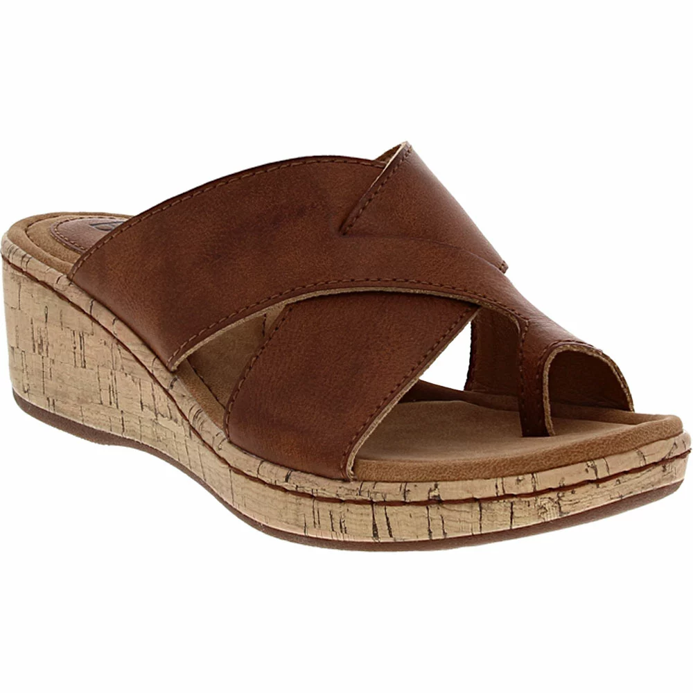 B.O.C. By Born Summer Womens Wedge Sandals Dark Tan 2 B.O.C. By Born Summer Womens Wedge Sandals Dark Tan - Image 2