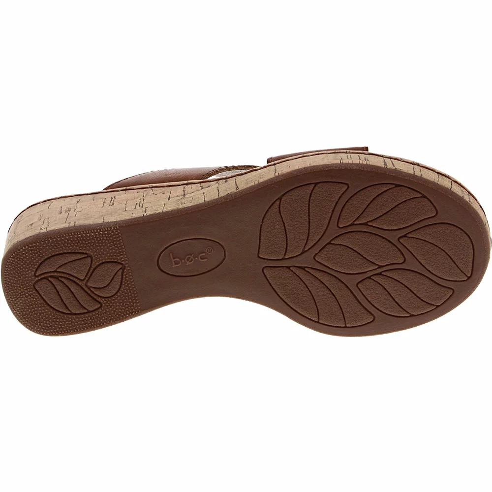 B.O.C. By Born Summer Womens Wedge Sandals Dark Tan 4 B.O.C. By Born Summer Womens Wedge Sandals Dark Tan - Image 4