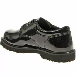 Bates Boots Bates High Gloss Duty Ox Non-Safety Toe Work Shoes - Womens Black -Rogan‘s Shoes shop BE 22741 BLK3