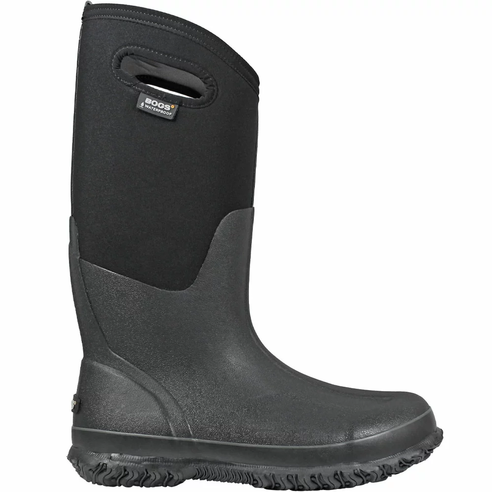 Bogs Boots Bogs Classic Hi Handles Winter Boots - Womens Black 1 Bogs Boots Bogs Classic Hi Handles Winter Boots - Womens Black
