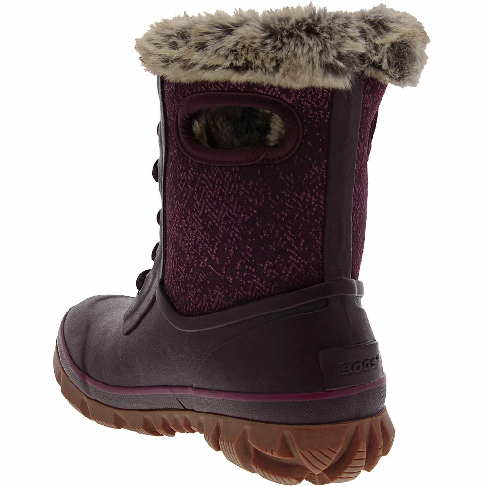 Bogs Boots Bogs Arcata Faded Winter Boots - Womens Burgundy 3 Bogs Boots Bogs Arcata Faded Winter Boots - Womens Burgundy - Image 3