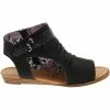 Blowfish Blumoon Sandals - Womens Black Rancher Canvas