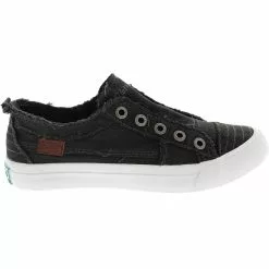 Blowfish Play Lifestyle Shoes - Womens Black Smoked Canvas