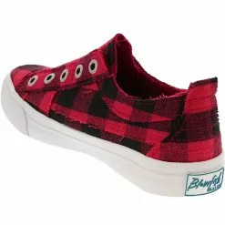 Blowfish Play Lifestyle Shoes - Womens Red Buffalo Check -Rogan‘s Shoes shop BL ZS0061 RED3