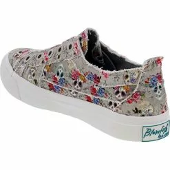 Blowfish Play Lifestyle Shoes - Womens Grey Sugarskull -Rogan‘s Shoes shop BL ZS0061 SIL3