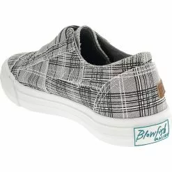 Blowfish Marley Lifestyle Shoes - Womens Gray Sorority Plaid -Rogan‘s Shoes shop BL ZS0071 CHA3