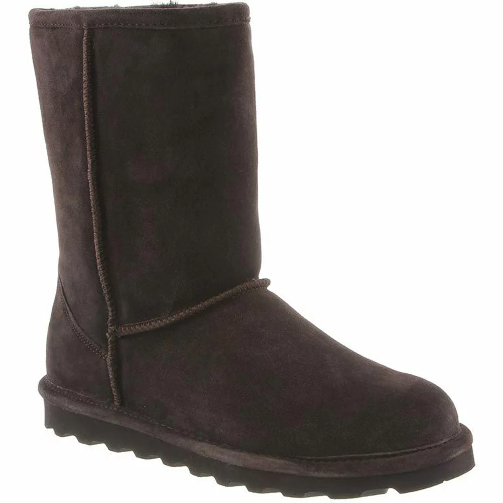 Bearpaw Boots Bearpaw Elle Short Winter Boots - Womens Chocolate 2 Bearpaw Boots Bearpaw Elle Short Winter Boots - Womens Chocolate - Image 2