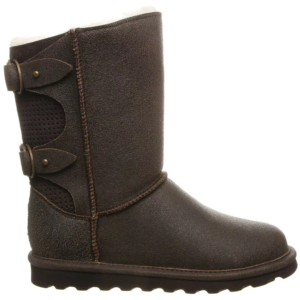 Bearpaw Boots Bearpaw Clara Winter Boots - Womens Chestnut 1 Bearpaw Boots Bearpaw Clara Winter Boots - Womens Chestnut