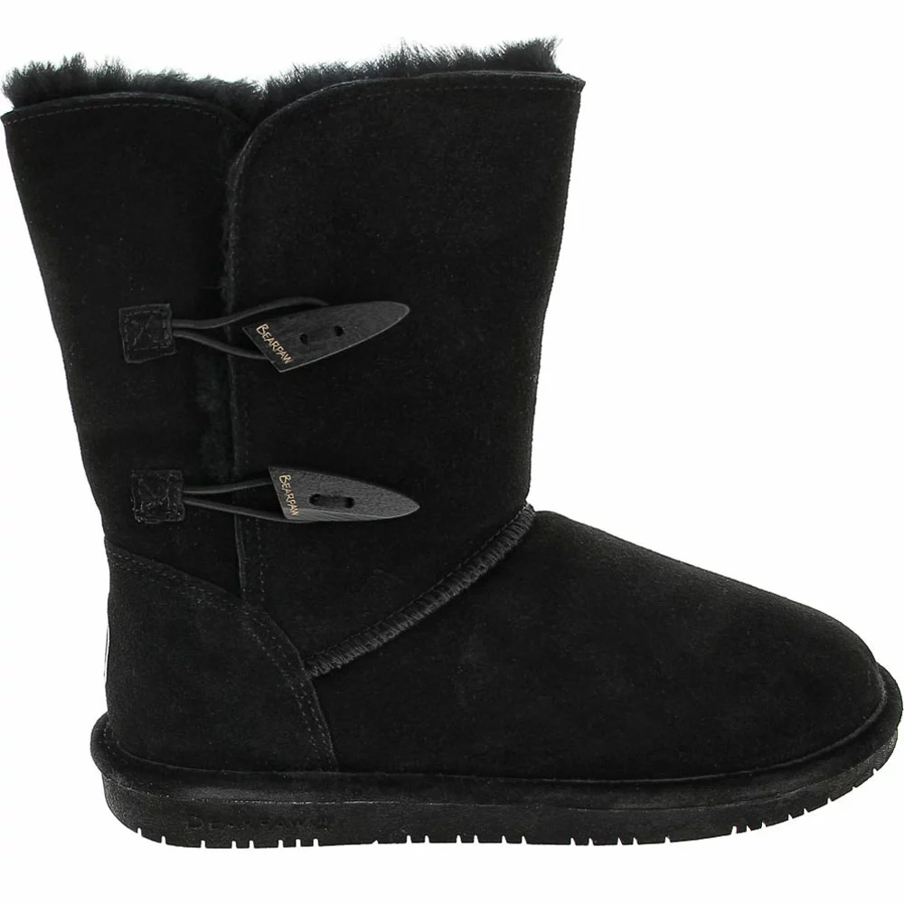 Bearpaw Boots Bearpaw Abigail Winter Boots - Womens Black Black 1 Bearpaw Boots Bearpaw Abigail Winter Boots - Womens Black Black