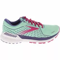 Brooks Adrenaline GTS 21 Running Shoes - Womens Yucca Navy Blue Fuchsia