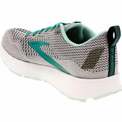 Brooks Revel 4 Running Shoes - Womens Grey Aqua 6 Brooks Revel 4 Running Shoes - Womens Grey Aqua -Rogan‘s Shoes shop BR 120337 0733