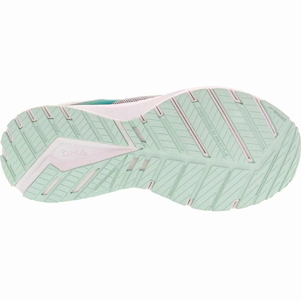 Brooks Revel 4 Running Shoes - Womens Grey Aqua 4 Brooks Revel 4 Running Shoes - Womens Grey Aqua - Image 4