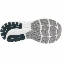 Brooks Ghost 13 Running Shoes - Womens White Pink Black -Rogan‘s Shoes shop BR 120338 1544