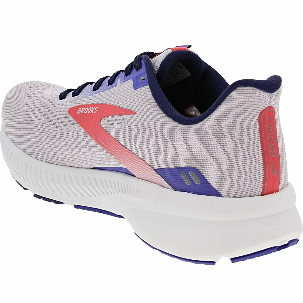 Brooks Launch 8 Running Shoes - Womens Lavender Astral Coral 3 Brooks Launch 8 Running Shoes - Womens Lavender Astral Coral - Image 3