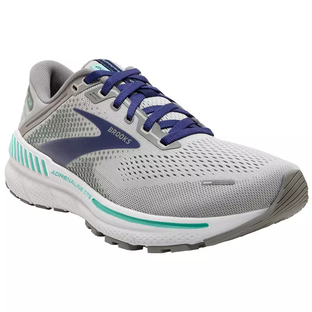 Brooks Adrenaline GTS 22 Running Shoes - Womens Alloy 2 Brooks Adrenaline GTS 22 Running Shoes - Womens Alloy - Image 2