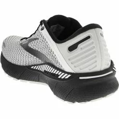 Brooks Adrenaline GTS 22 Running Shoes - Womens White Grey Black -Rogan‘s Shoes shop BR 120353 1353