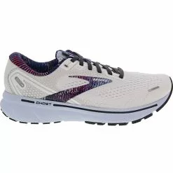 Brooks Ghost 14 Running Shoes - Womens White Ebony