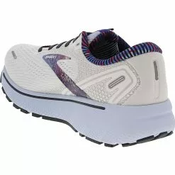 Brooks Ghost 14 Running Shoes - Womens White Ebony -Rogan‘s Shoes shop BR 120356 1863