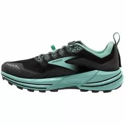 Brooks Cascadia 16 Trail Running Shoes - Womens Black Mint -Rogan‘s Shoes shop BR 120363 0493