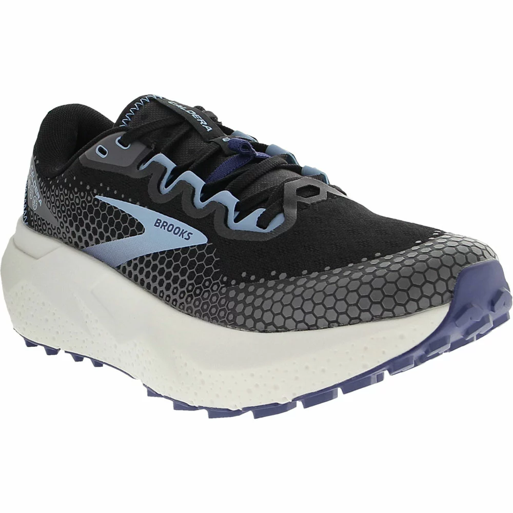 Brooks Caldera 6 Trail Running Shoes - Womens Black Blue 2 Brooks Caldera 6 Trail Running Shoes - Womens Black Blue - Image 2
