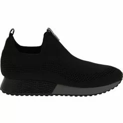 BareTraps Pringer Slip On Sneaker Womens Lifestyle Shoes Black