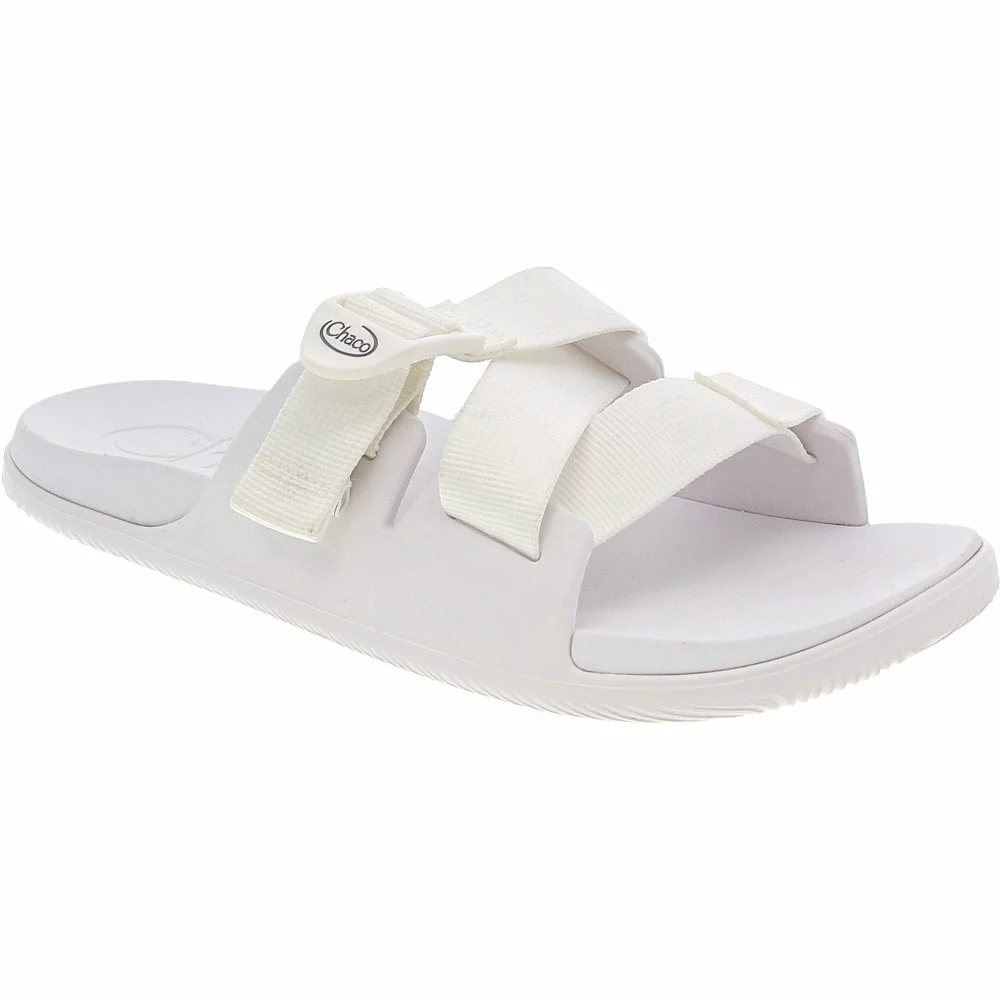Chaco Chillos Slide Water Sandals - Womens White 2 Chaco Chillos Slide Water Sandals - Womens White - Image 2