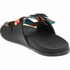 Chaco Chillos Slide Water Sandals - Womens Black Tie Dye -Rogan‘s Shoes shop CA 107818 XBL3