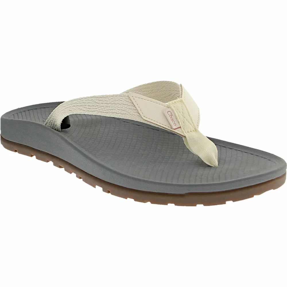 Chaco Lowdown Flip Flop Sandals - Womens Natural 2 Chaco Lowdown Flip Flop Sandals - Womens Natural - Image 2