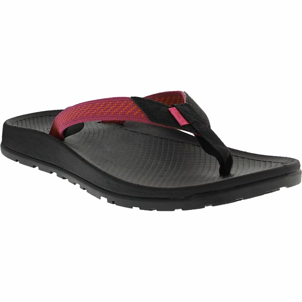 Chaco Lowdown Flip Flop Sandals - Womens Score Fuschia 2 Chaco Lowdown Flip Flop Sandals - Womens Score Fuschia - Image 2