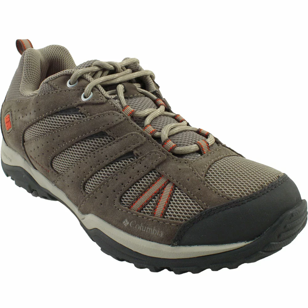 Columbia Dakota Drifter H2O Waterproof Hiking Shoes - Womens Pebble Poppy Red 2 Columbia Dakota Drifter H2O Waterproof Hiking Shoes - Womens Pebble Poppy Red - Image 2