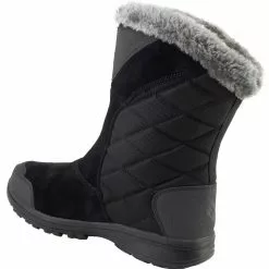 Columbia Ice Maiden Slip Winter Boots - Womens Black Shale -Rogan‘s Shoes shop CB BL1582 BLK3