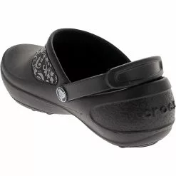 Crocs Mercy Clog Sandals - Womens Black Silver -Rogan‘s Shoes shop CC MERCY BLK3