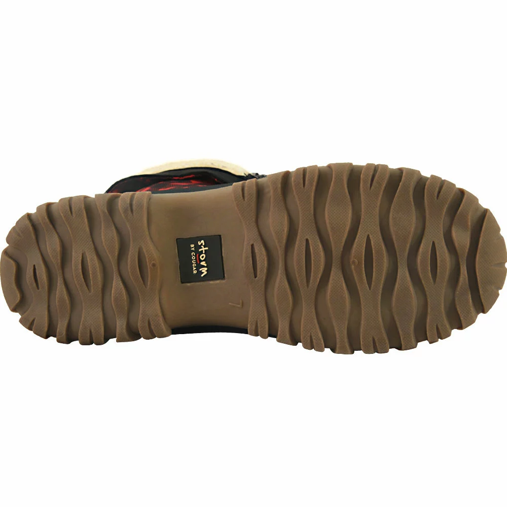 Cougar Creek Winter Boots - Womens Black Red 4 Cougar Creek Winter Boots - Womens Black Red - Image 4